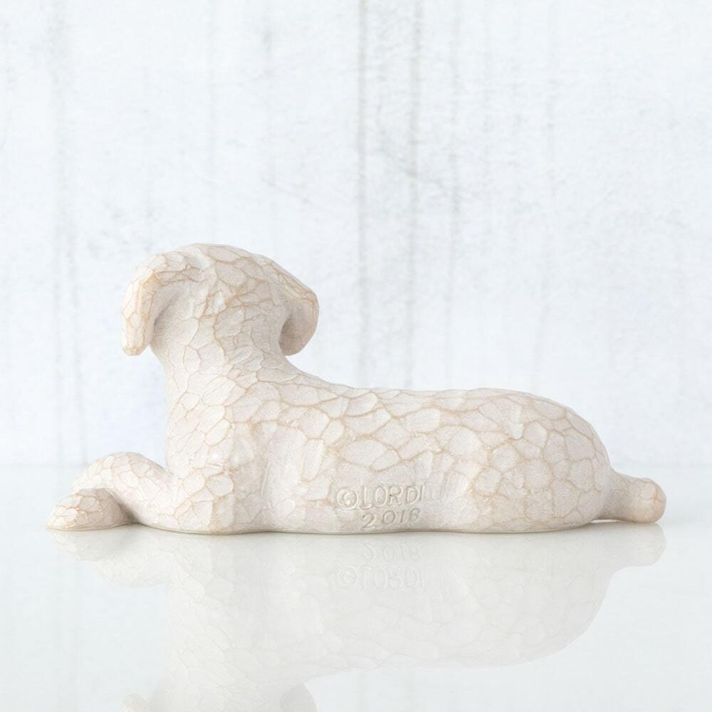 Willow Tree - Love My Dog (Light, Small, Lying)