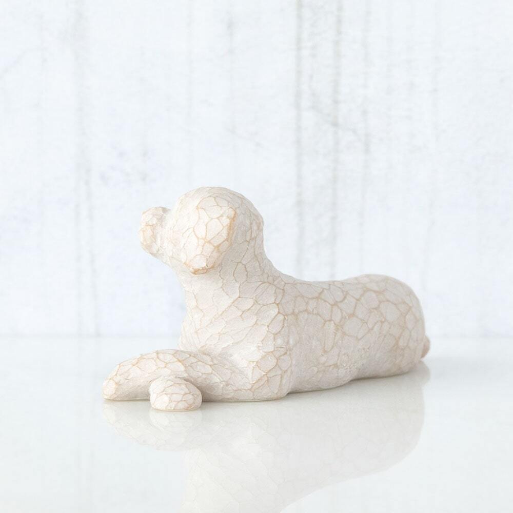 Willow Tree - Love My Dog (Light, Small, Lying)