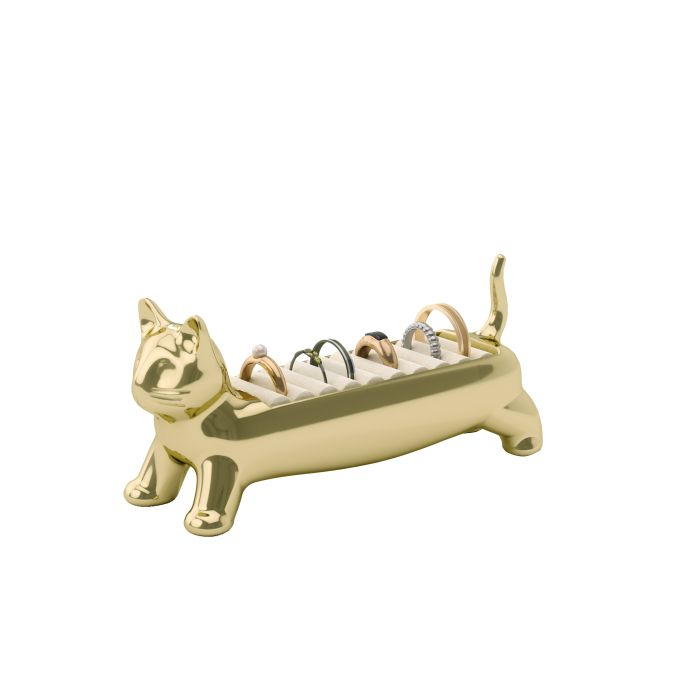 UMBRA ALI CAT RING HOLDER BRASS 12X4X5CM SKU 1023419-104