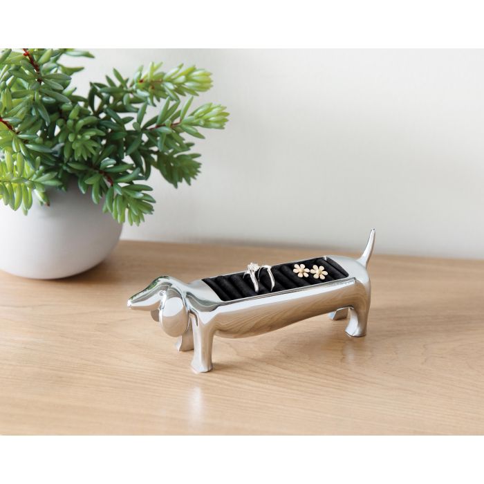 UMBRA DACHSIE RING HOLDER CHROME 14X4X6CM      SKU 299245-158