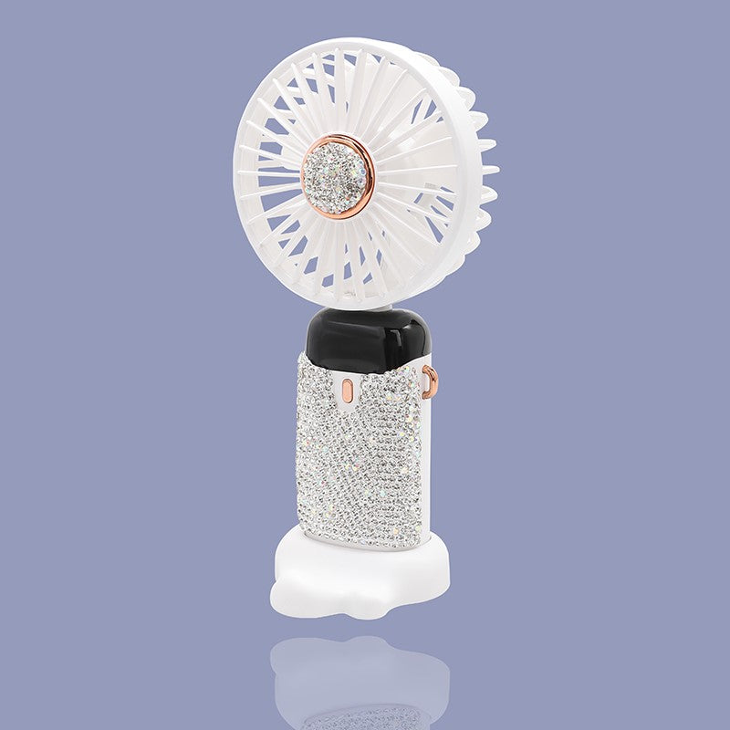 White Portable Electric Fan --SKU: CJFAN-WHITE