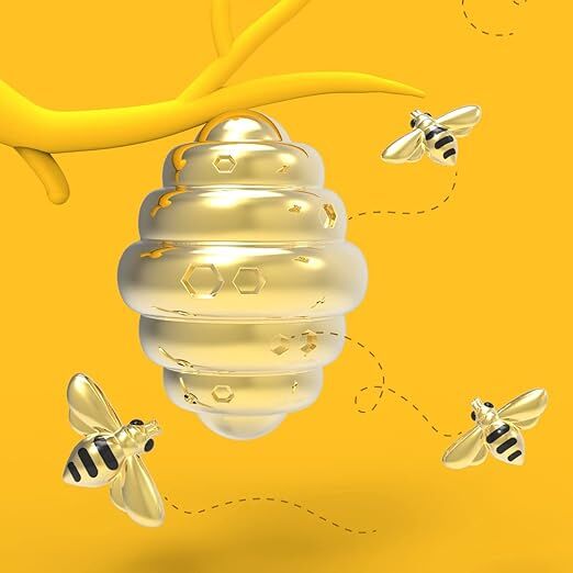 Metalmorphose - Keychain Bee & Honey