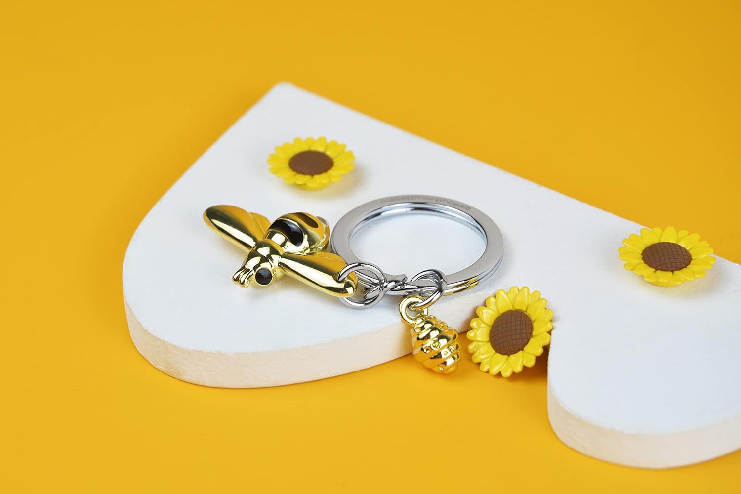 Metalmorphose - Keychain Bee & Honey