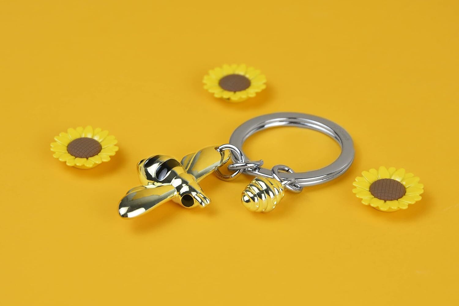 Metalmorphose - Keychain Bee & Honey