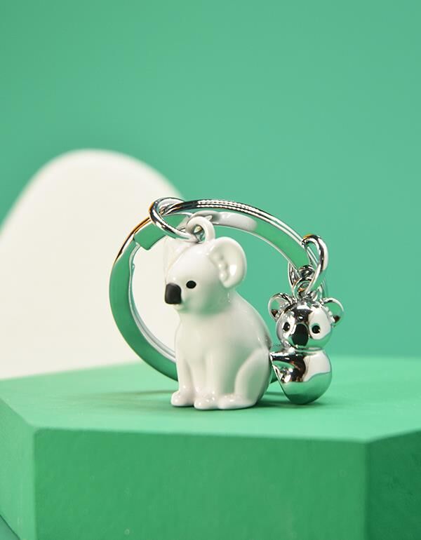 Metalmorphose - Keychain Koala Family