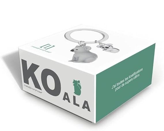 Metalmorphose - Keychain Koala Family
