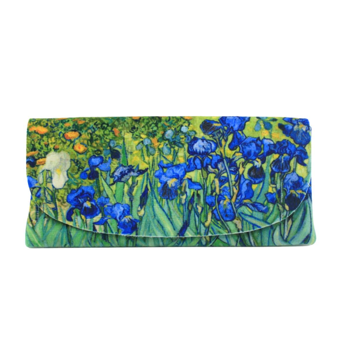 Velour Glasses Case – Fine Art – Irises