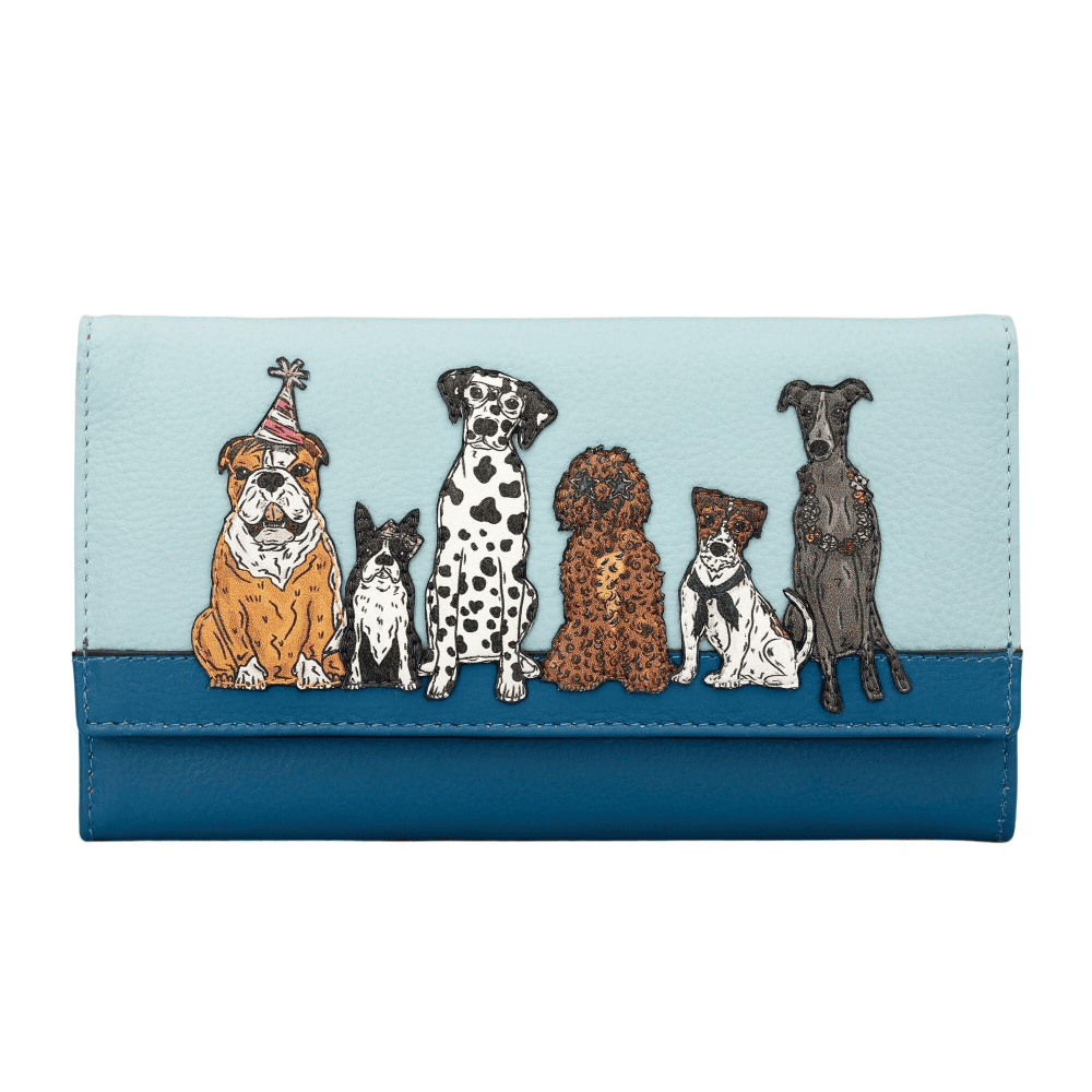 Leather Flap Over Purse – Party Hounds ZZ – (Y1030)