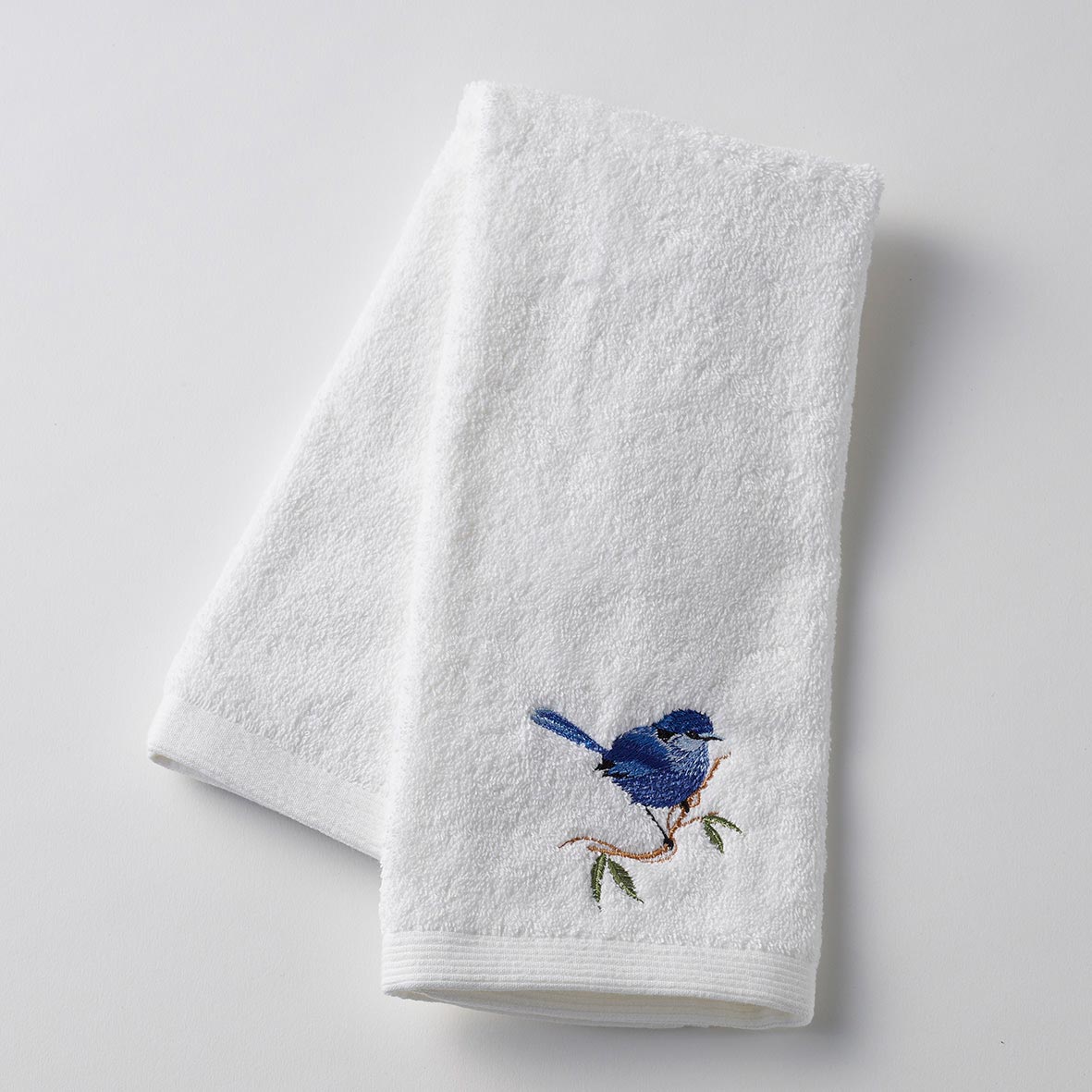 Blue Wren Hand Towel -7200