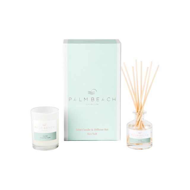 Palm Beach Collection- Mini Candle & Diffuser- Sea Salt
