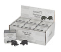 AMALFI FORGET ME NOT ELEPHANTS 2PCS SET RUSTIC BROWN 4X7CM   SKU EMDE 07