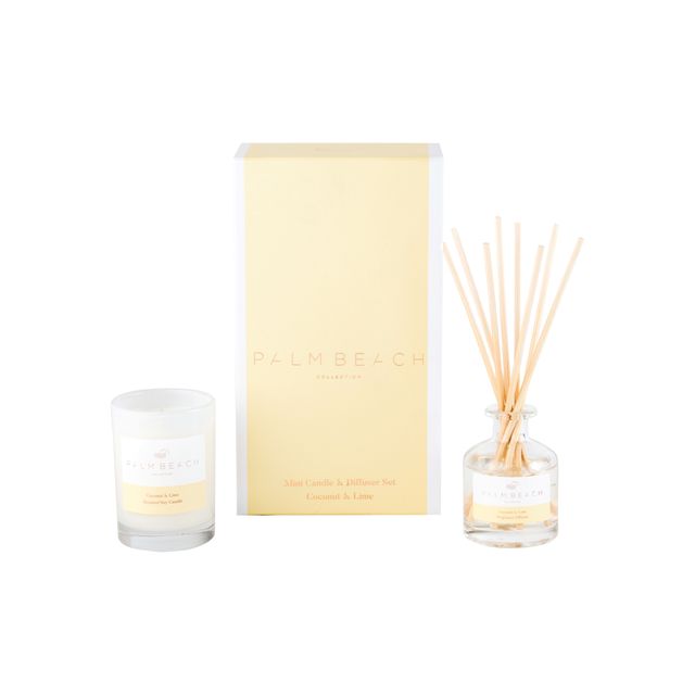 Palm Beach Collection- Mini Candle & Diffuser- Coconut & Lime