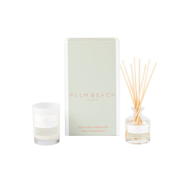 Palm Beach Collection- Mini Candle& Diffuser- Clove & Sandalwood
